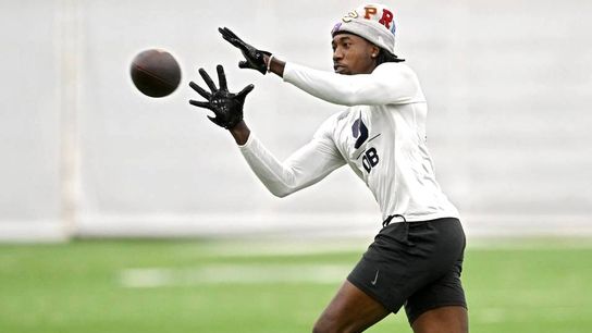 Steelers' coaches focus on Porter Jr. during Penn State pro day taken in University Park, Pa. (Steelers)